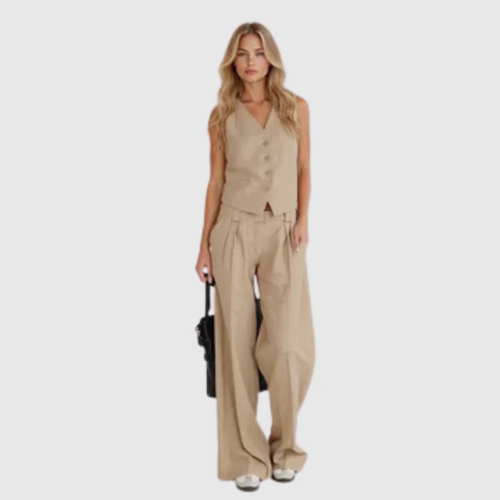 Handcrafted Linen Two-Piece Suit